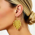 Sunshine Leaf Earrings