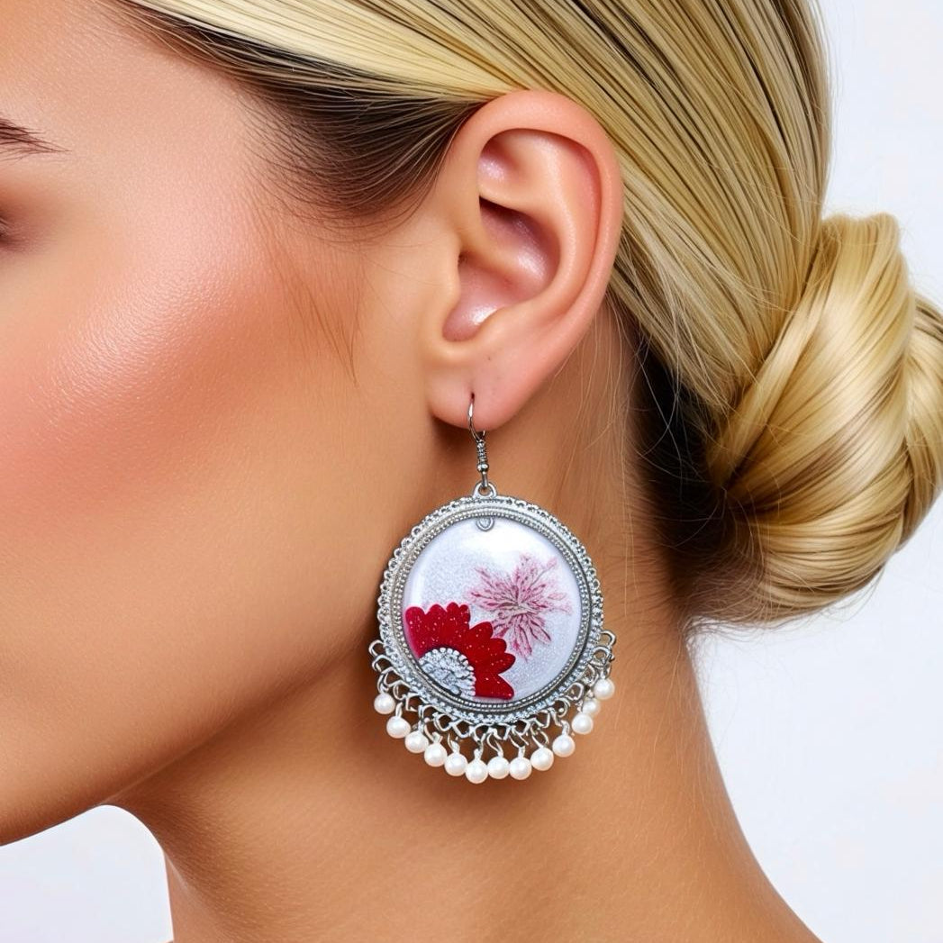 Pearl Blossom Jhumka