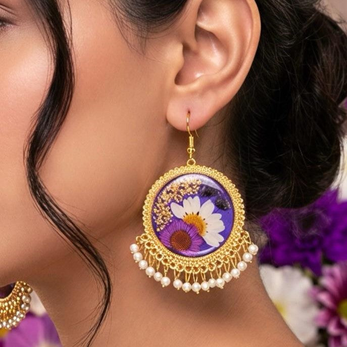 Royal Orchid Jhumka