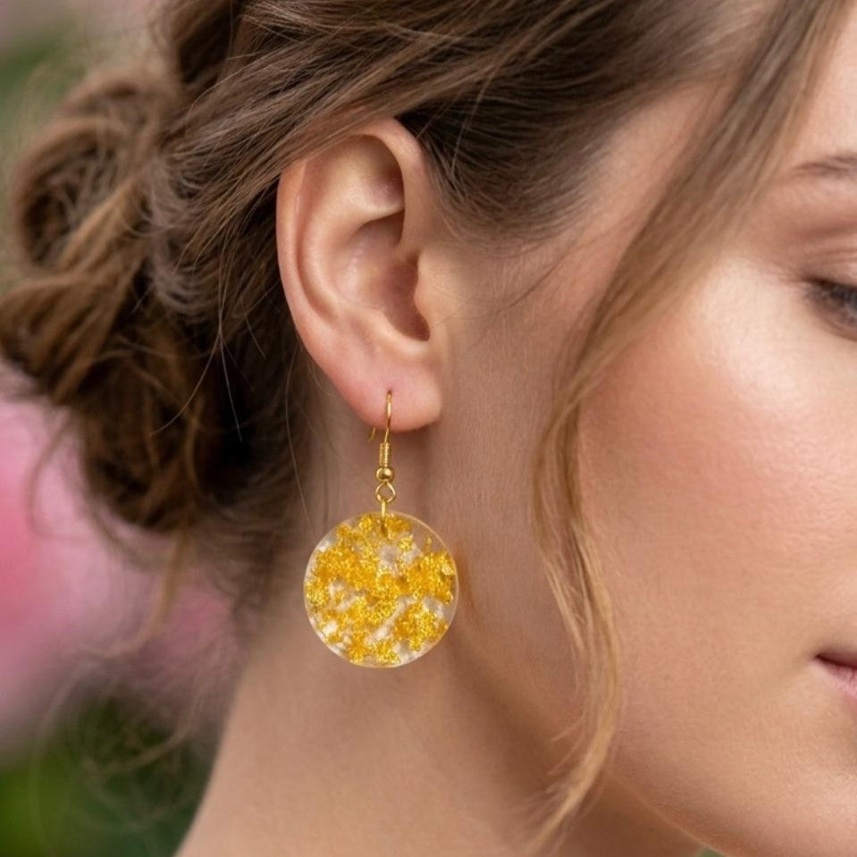 Golden Aura Earrings
