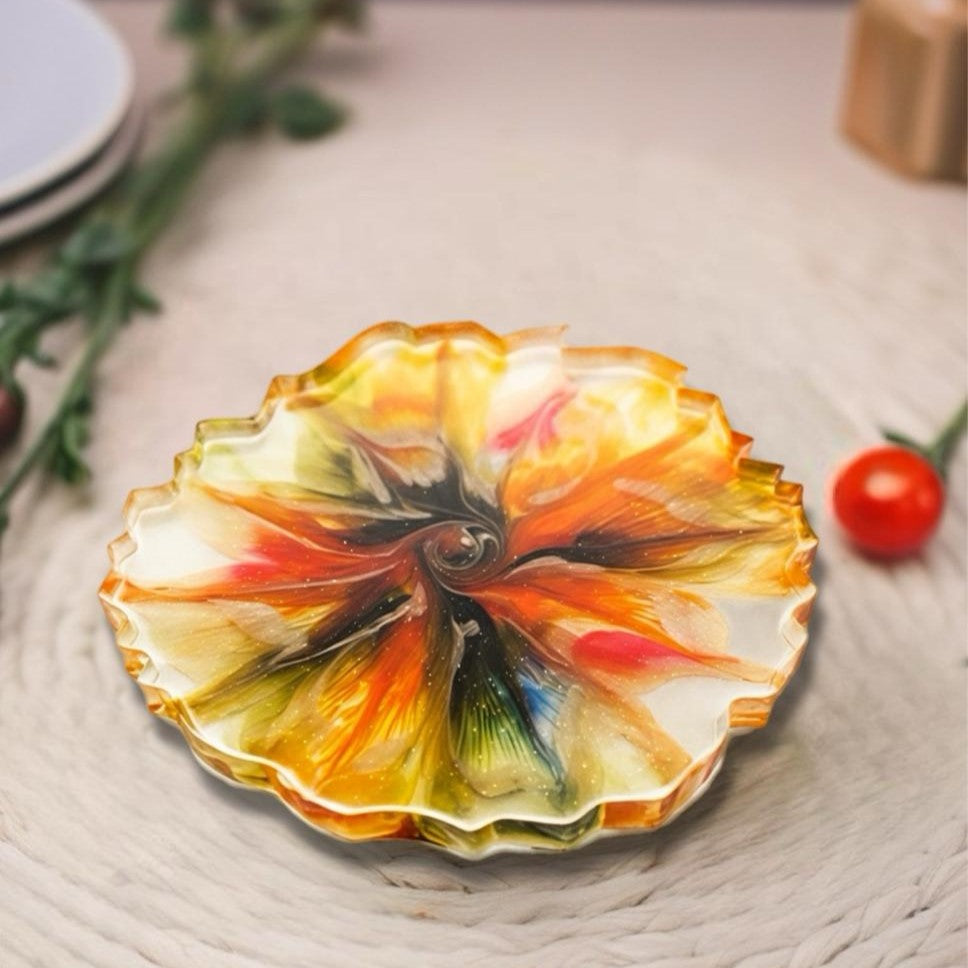 Resin Bloom Coaster