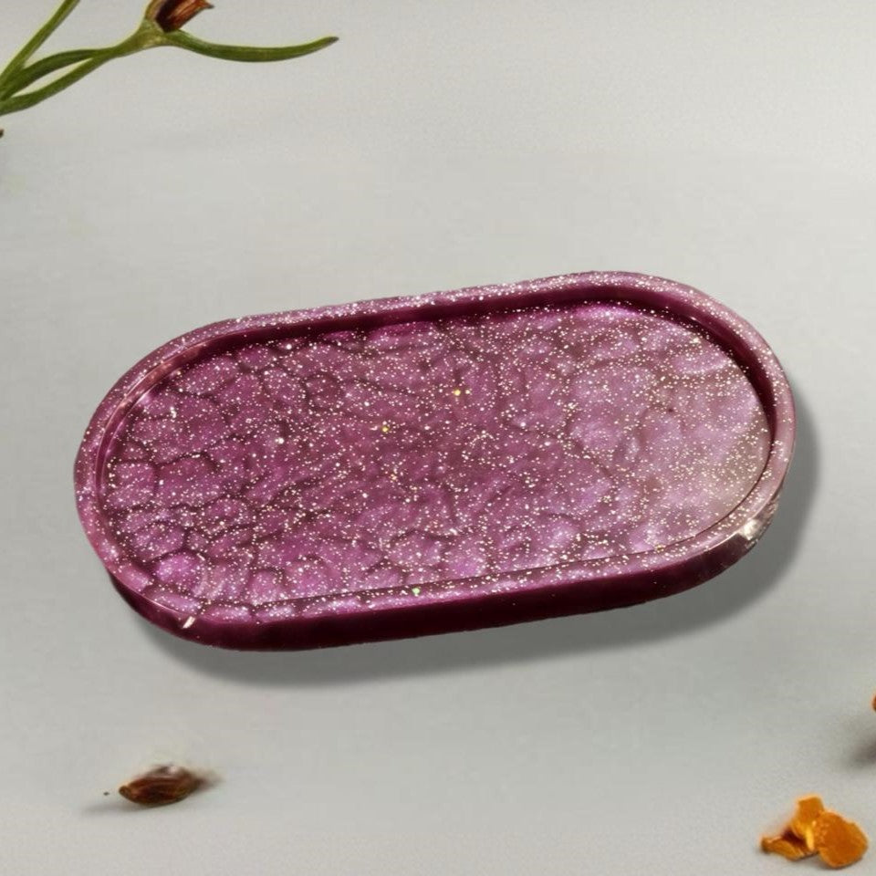 Plum Stardust Trinket Tray